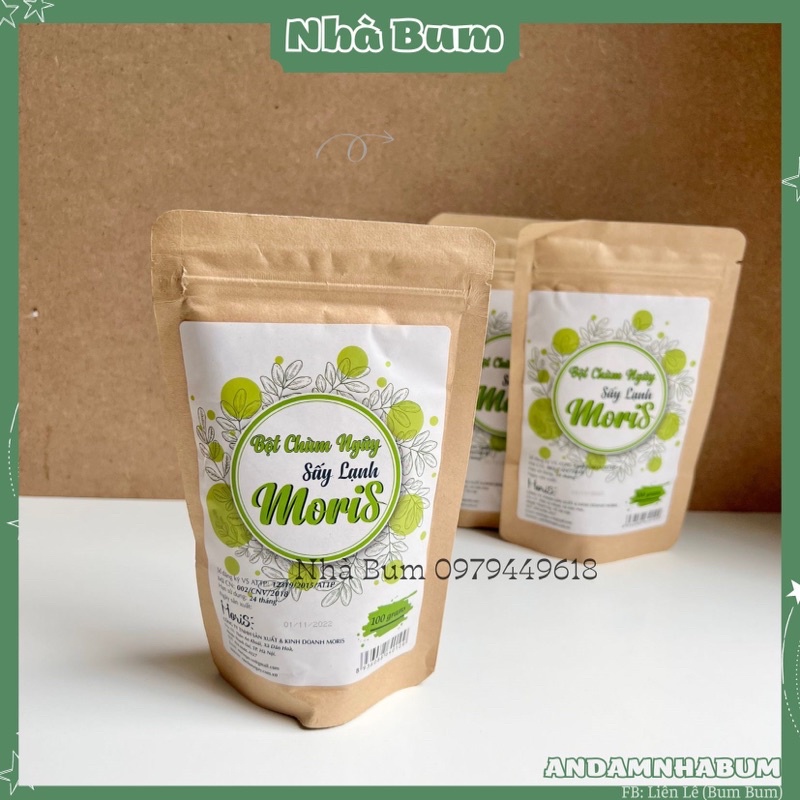 Bột chùm ngây Moris - nguyên gói 100gram