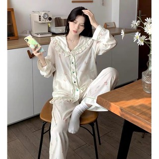 Bộ ngủ lanh dài tiểu thư cao cấp