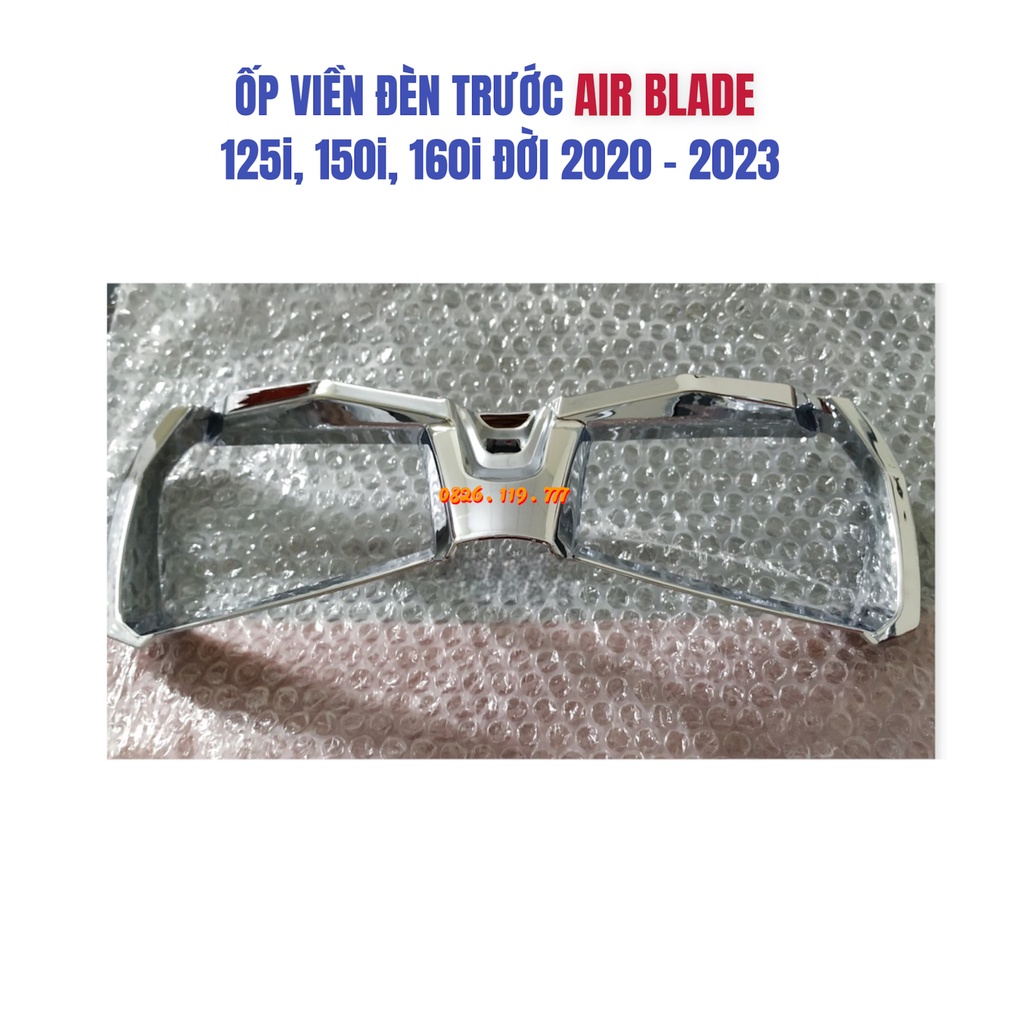 Ốp Viền Đèn Pha Xe AirBlade 2020 - 2023  - Carbon / Xi Mạ Crom