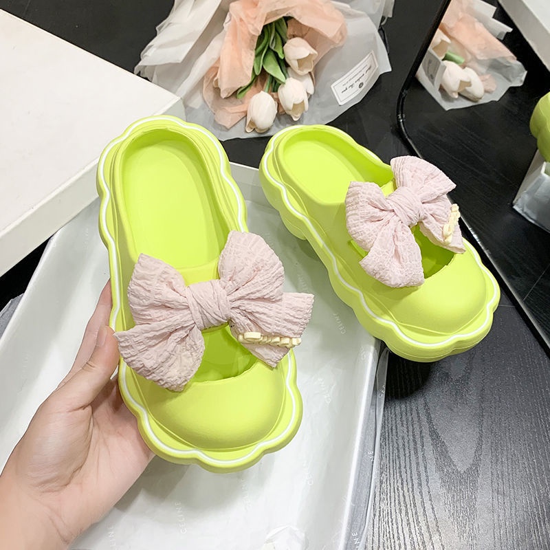 Dép lê nữ mẫu mới dễ phối dễ thương giày nữ đi ra ngoàiDép sandal đế dày