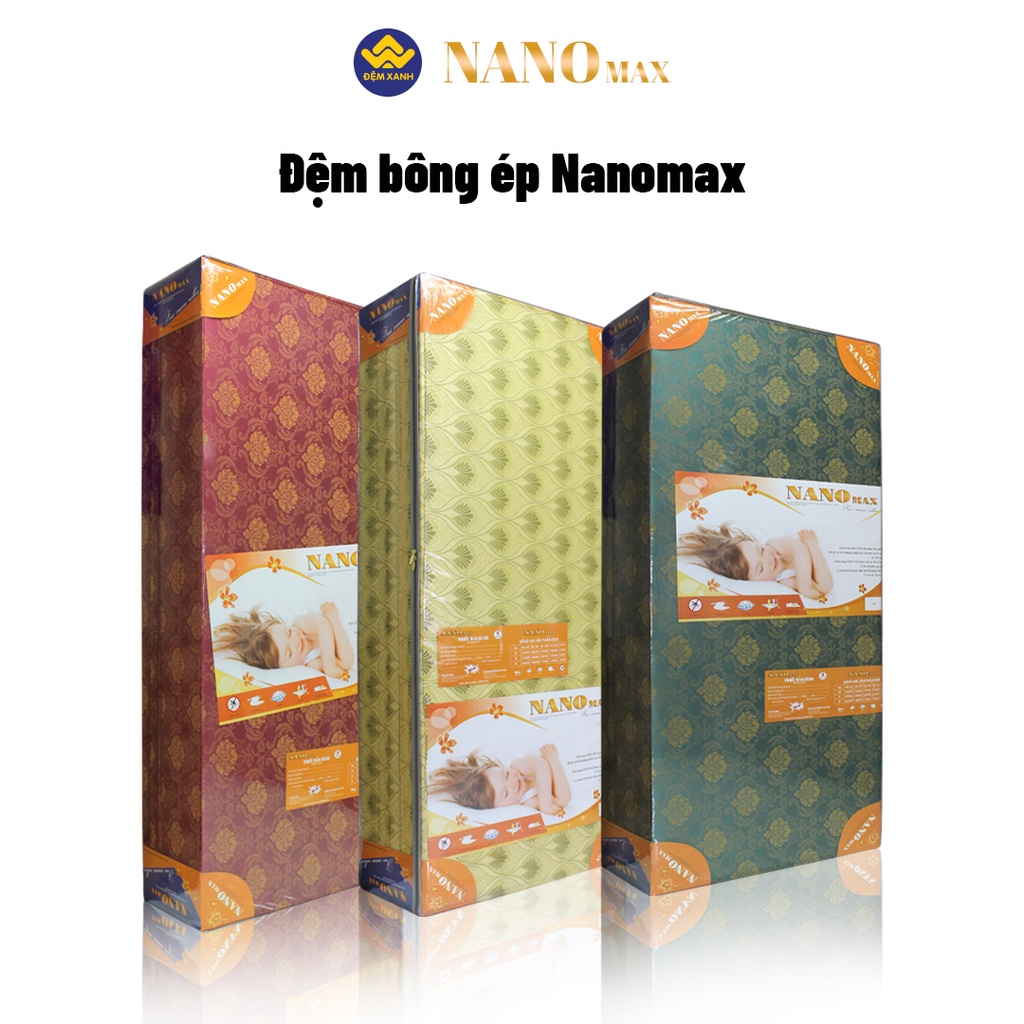 Đệm bông ép Hàn quốc Nanomax - bảo hành 5 năm