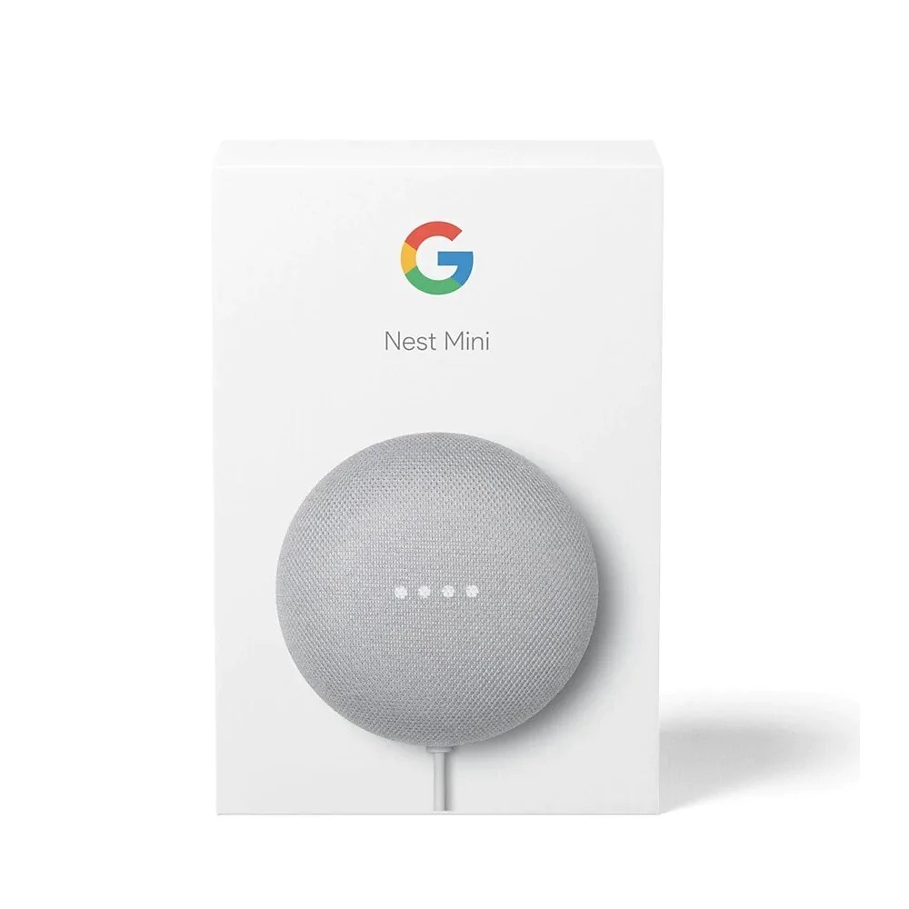 Google Nest Mini 2a Generazione Altoparlante Bluetooth Wireless Smart, Antracite, Con Supporto Multilingue E Alimentatore Globale
