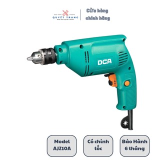 Máy khoan điện cầm tay dca ajz10a đầu kẹp 10mm có điều tốc đảo chiều chính hãng dca điện máy quyết trang