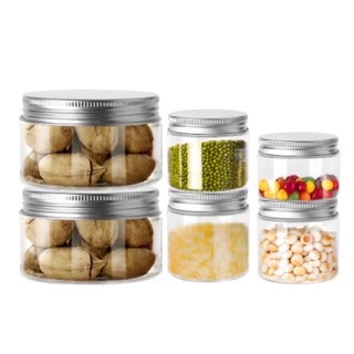 Lọ nhựa nắp nhôm kèm nắp chặn (dung tích 50ml/100ml/200ml/500ml/750ml/1000ml)