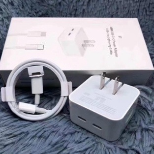 Bộ sạc nhanh ip 35w chính hãng,củ sạc nhanh 2 cổng Type C giúp sạc 2 thiết bị cùng lúc với công nghệ mới PD hiện đại
