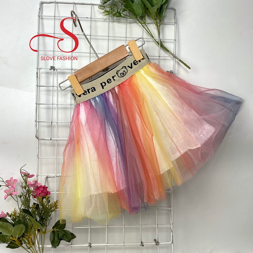 CHÂN VÁY TUTU, Chân váy bé gái Slove, Chân váy bé gái nhiều màu xinh xắn cho bé gái từ 8-20kg