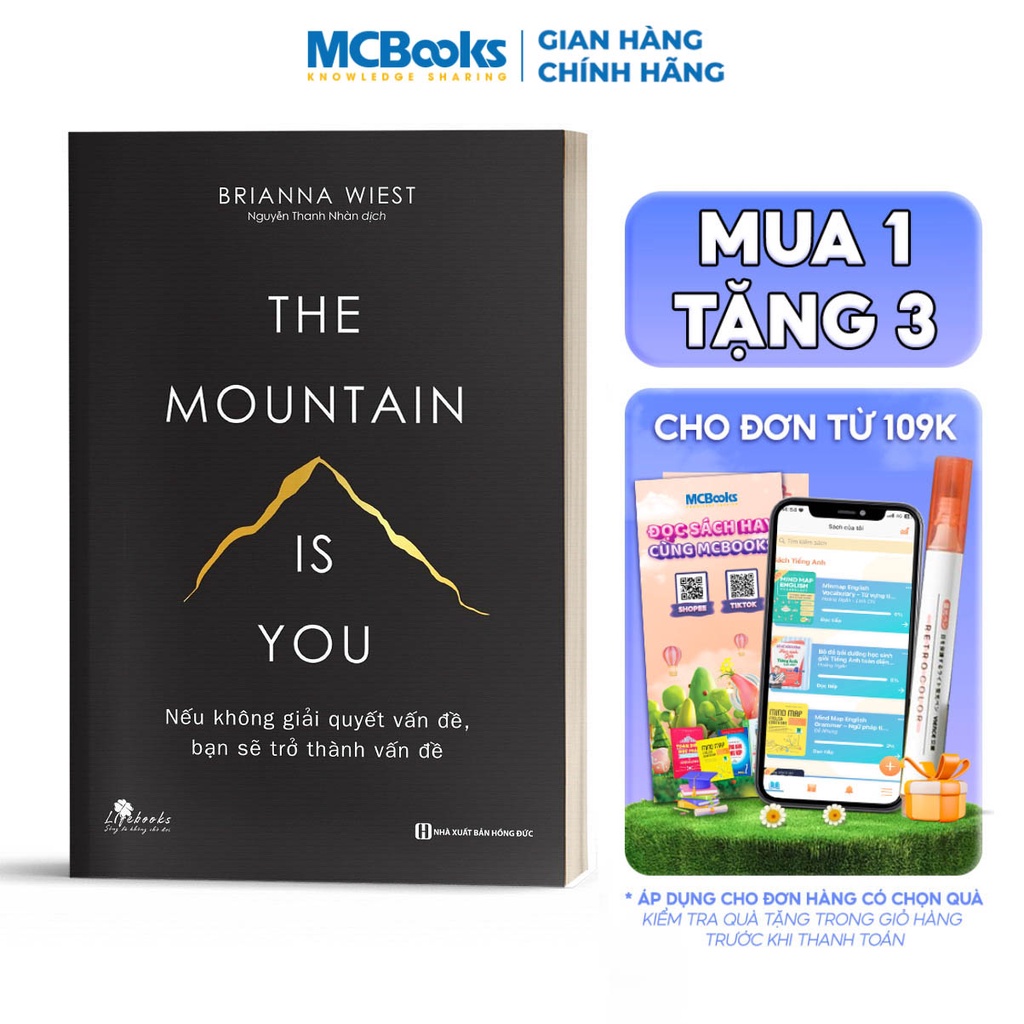 Sách - The mountain is you: Nếu không giải quyết vấn đề, bạn sẽ trở thành vấn đề