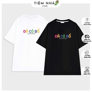 Áo thun cặp đôi nam nữ unisex 3158 cotton khô chưa có bồ - đã có bồ