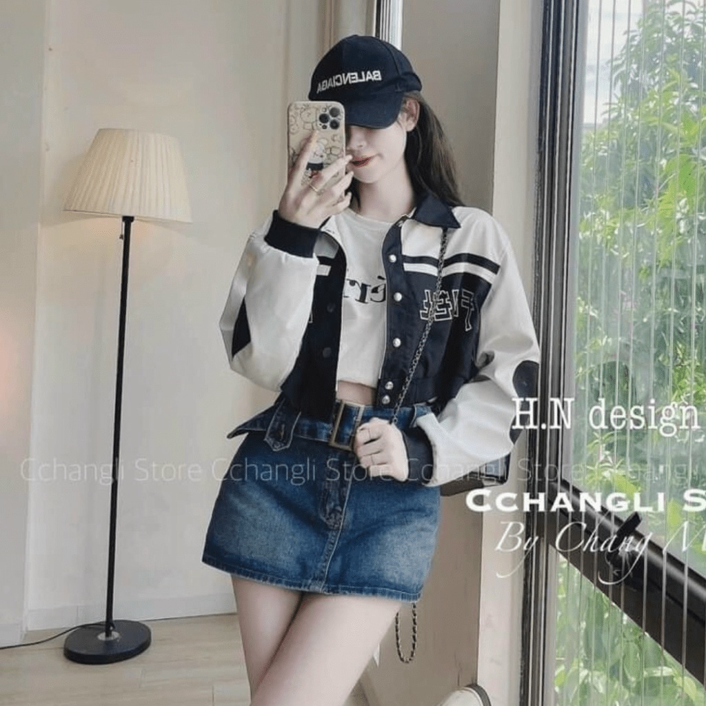 (HCM) ÁO KHOÁC BOMBER DA LỘN LỬNG HOT TREND , PHONG CÁCH SIÊU XINH THỜI TRANG GENZ CUTE CHO CÁC CHỊ EM (HM) 1 HITSHOP 1