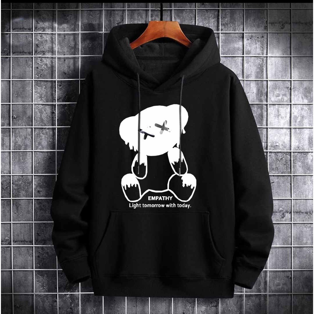 ÁO KHOÁC NỈ BÔNG CAO CẤP VẢI ĐẸP MỀM MỊN CÓ NÓN ÉP HÌNH GẤU EMPATHY - ÁO KHOÁC HOODIE TRẺ TRUNG NĂNG ĐỘNG PHONG CÁCH | BigBuy360 - bigbuy360.vn