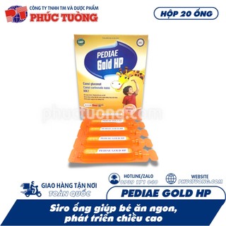 Pedia Gold HP Canxi Carbonane Nano MK7 bồi bổ sức khỏe, phát triển chiều cao cho trẻ
