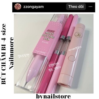 [Nailnmore] Bút chấm bi tạo kiểu móng tay Multi dotting pen 4 way (1pcs)