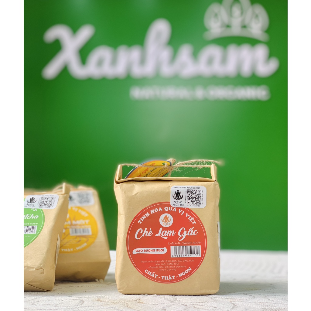 Chè lam Gạo ruộng rươi Rueco  - Xanhsam Organic