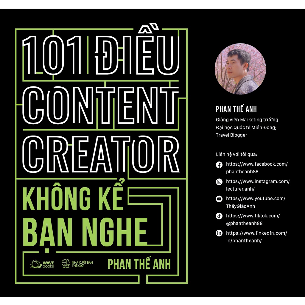 Sách - 101 Điều CONTENT CREATOR không kể bạn nghe - Phan Thế Anh