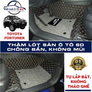 Thảm lót sàn ô tô 5D,6D Toyota Fortuner 2017-2022 Giảm ồn, Không mùi, Chống thấm nước
