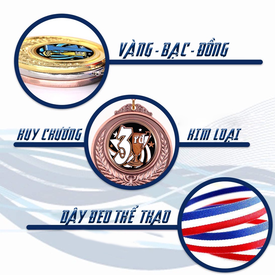 Huy chương Bóng chuyền - huy chương kim loại giá xưởng