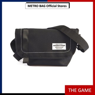 The Game - Túi đeo chéo nam kiểu hàn quốc vuông ngang nhẹ vừa Ipad mini, 05 ngăn (Operations)