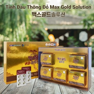 Tinh Dầu Thông Đỏ Max Gold Solution 120 Viên
