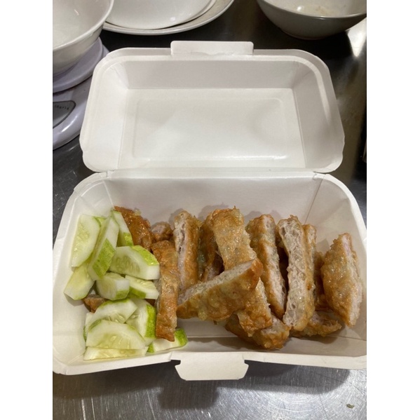 Chả cốm Hà Nội chưa chiên