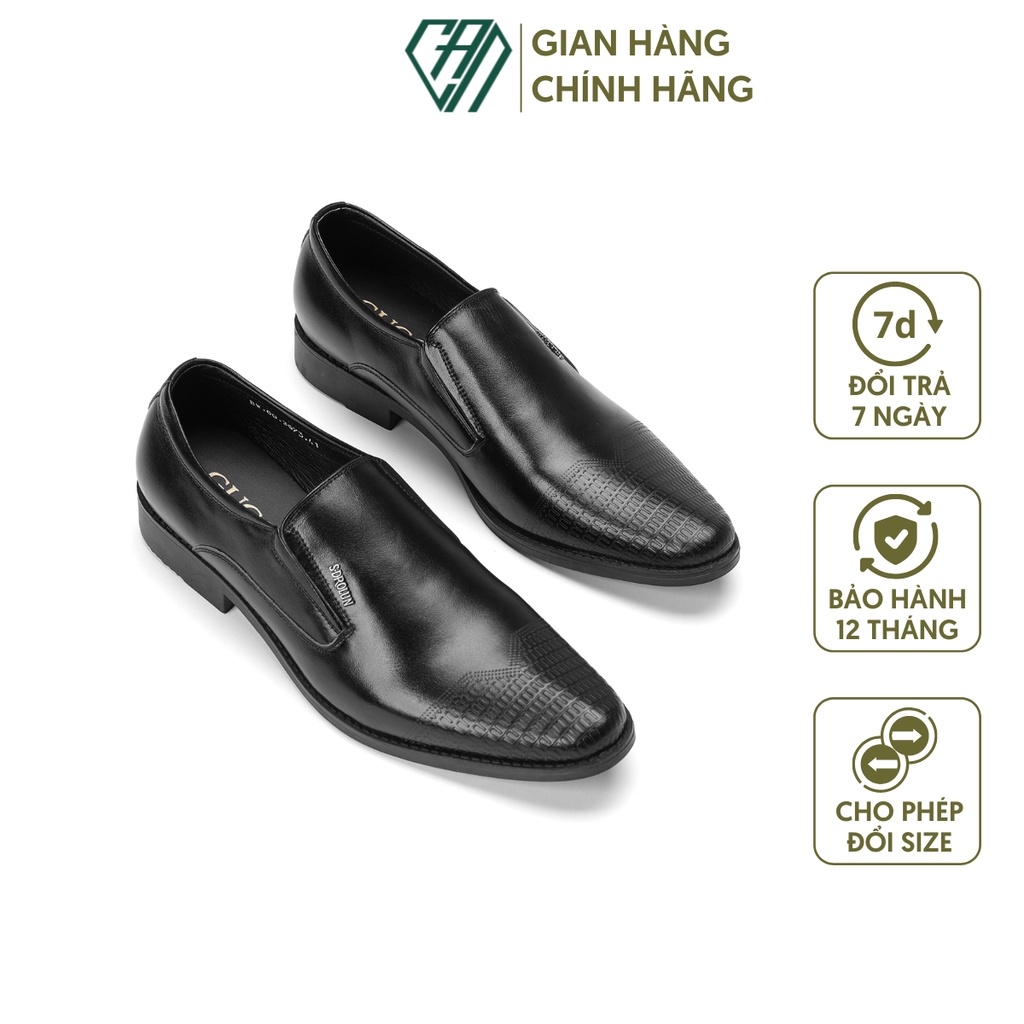 Giày tây nam lười da bò công sở 3073
