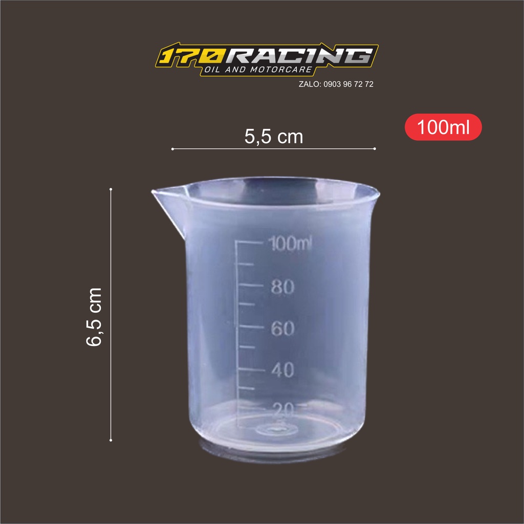 Ca Đong Cốc Đong định lượng - Bằng Nhựa - 100ml - 250ml