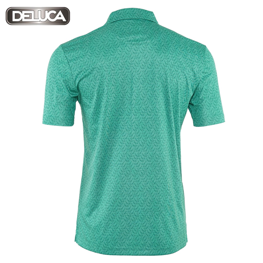 Áo Polo Nam Shirt MS06-DELUCA, Họa Tiết Hình Gậy GOLF Màu Xanh-Áo Thun Chơi Golf Có Cổ- Áo POLO Chơi Thể Thao