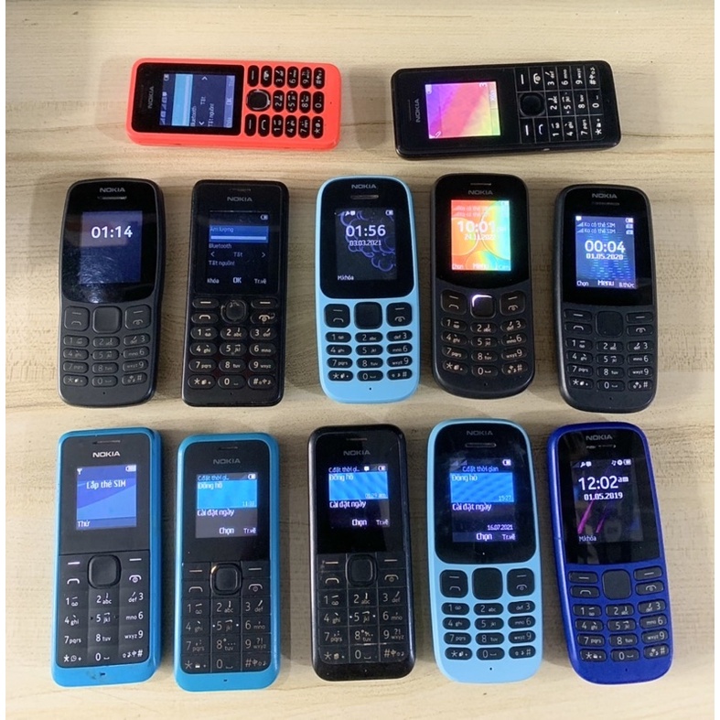 Điện Thoại Nokia Vỏ Cũ Zin ( 105 2015 , 130 2017 ….. 105 2017 , 105 2019 ) Kèm Pin Sạc