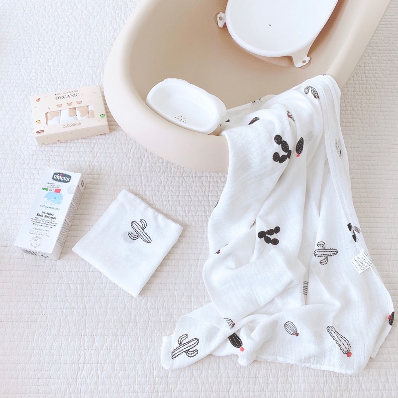 Khăn tắm sợi tre Organic Monona - Hộp 2 khăn