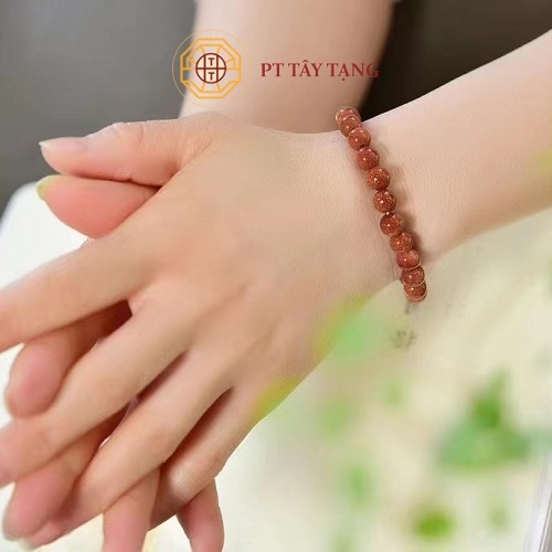 Vòng Tay Phong Thủy Sa Thạchh Cao Cấp May Mắn Tài Lộc Tình Duyên - Phong Thủy Tây Tạng HCM