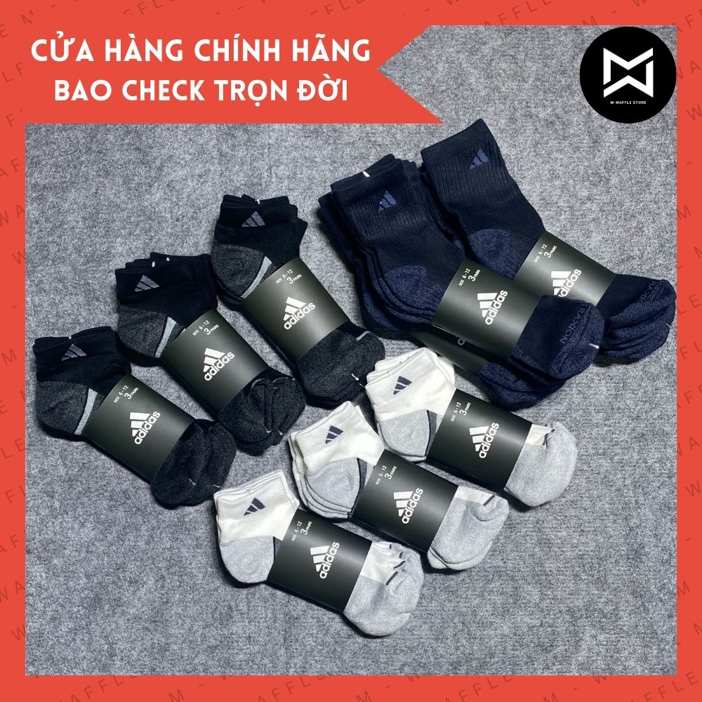 Vớ/Tất Adidas Performance Cushion Crew - Thấm hút, Thể Thao