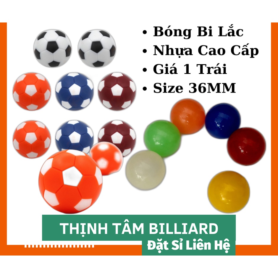 Banh Bóng Bi Lắc 36mm Chọn Màu [ 1 BÓNG BI LẮC ]
