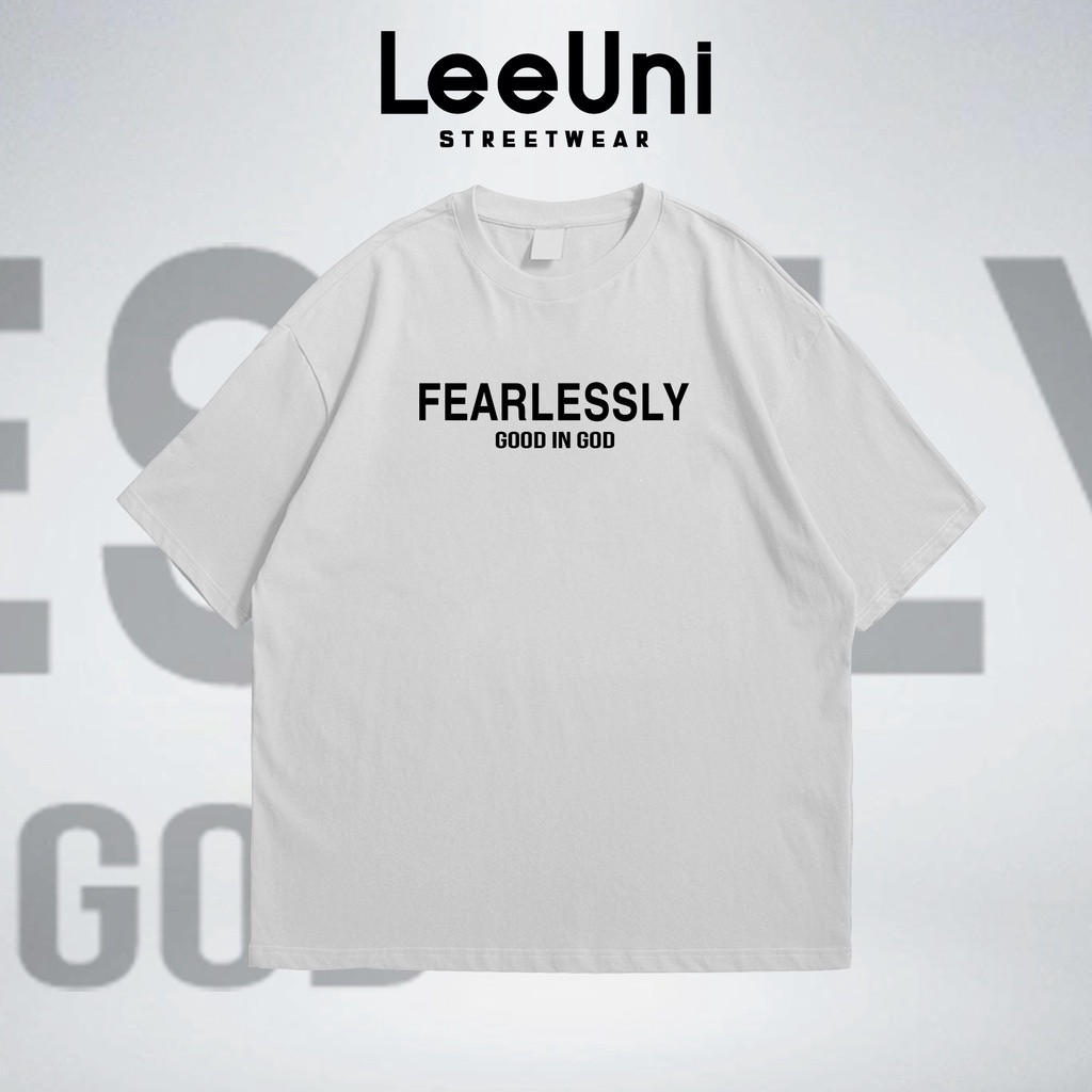 Áo Thun Nam Nữ Local Brand LeeUni, T-Shirt Form Rộng Unisex, Chất Vải Cotton