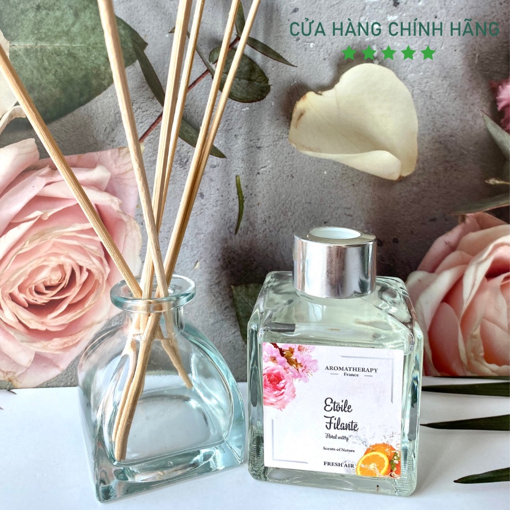 Nước hoa thơm phòng  Aroma - Etoile Filance - Hương hoa anh đào, hoa hồng, hương biển, cam ngọt 30ml