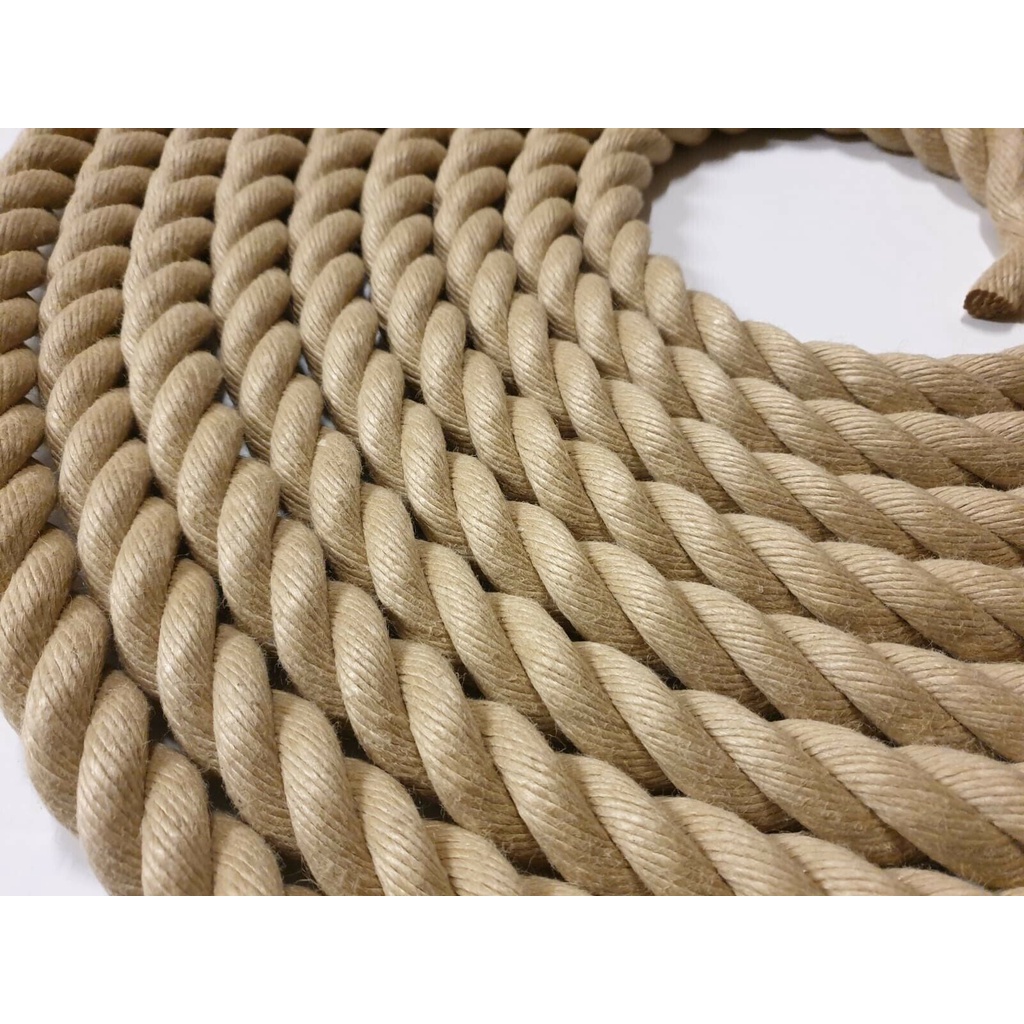 5m dây thừng gai 8mm làm đồ cào móng cho mèo,dùng để decor,trang trí,...