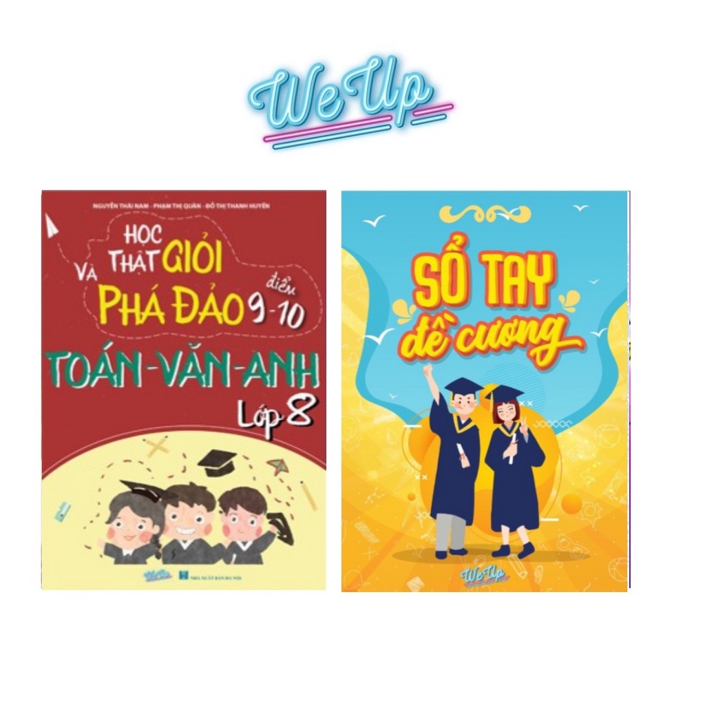 Combo 2 Cuốn Học Giỏi Toán Văn Anh Lớp 8 Và Sổ Tay Đề Cương