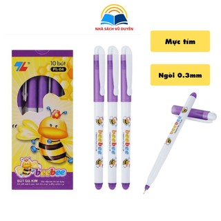 Combo 10 cây bút lông kim beebee thiên long fl04