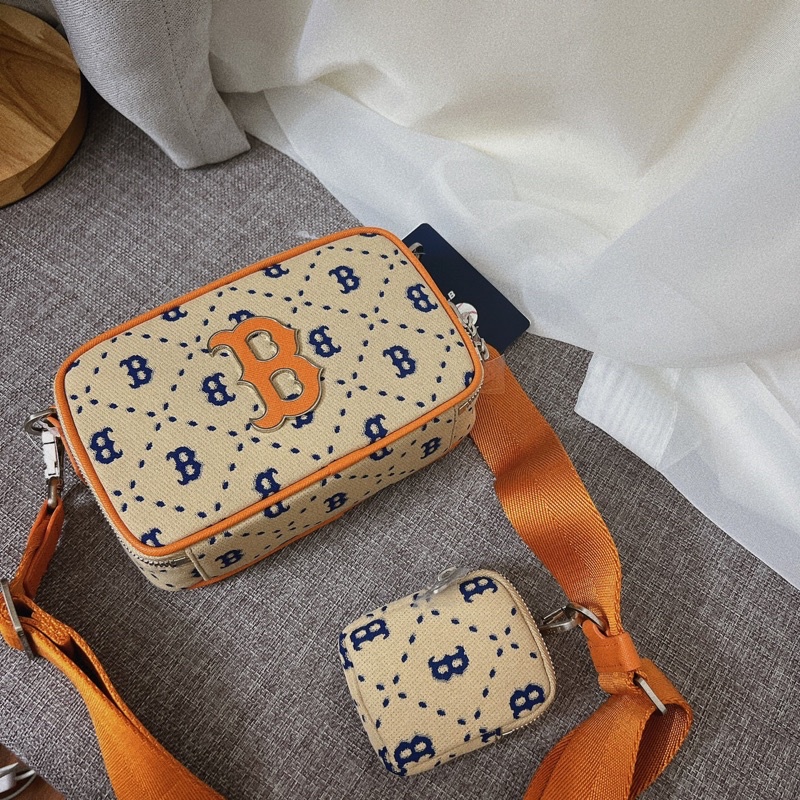 Túi MLB Monogram Jacquard Mini Crossbody - Túi đeo chéo MLB Chính hãng