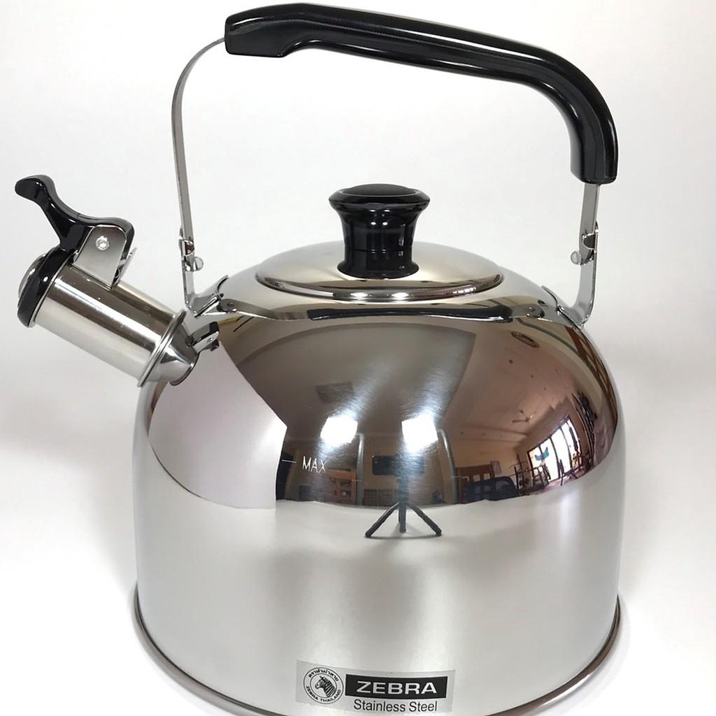 Ấm đun nước inox 3L có còi hú khi sôi tiện lợi cho gia đình