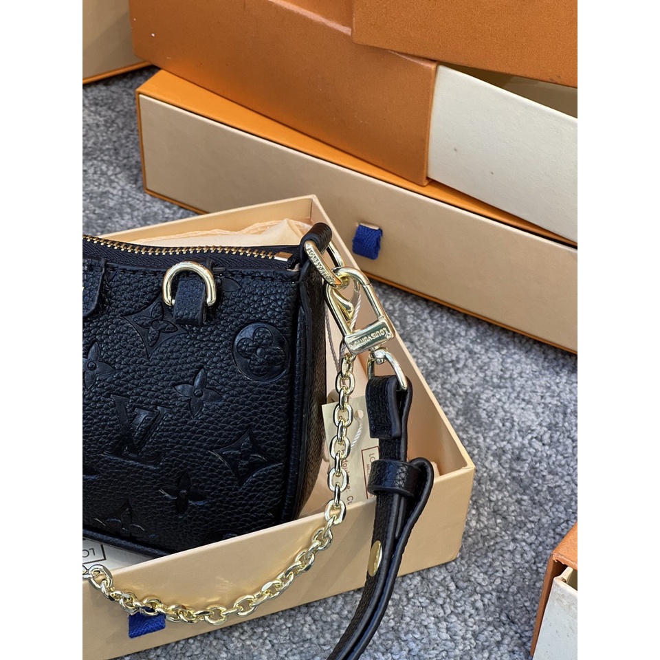 Túi xách đeo chéo LV chìm- chất liệu da bê sz 19cm FULL BOX
