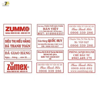 Khắc dấu 2 dòng đến 3 dòng TDstamp T314 (T-314)