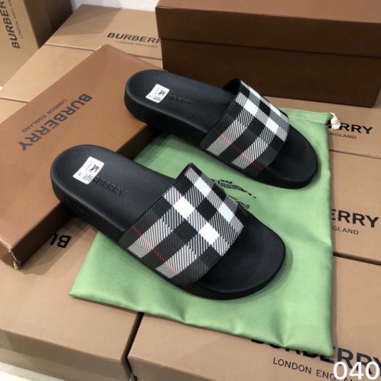 Dép lê quai ngang kẻ BBR - Dép Nam quai cao su siêu nét Free Ship