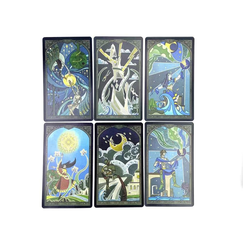 Bộ bài Broken Mirror Taroth 5Th 78 lá 7x12 cm tặng đá thanh tẩy S147