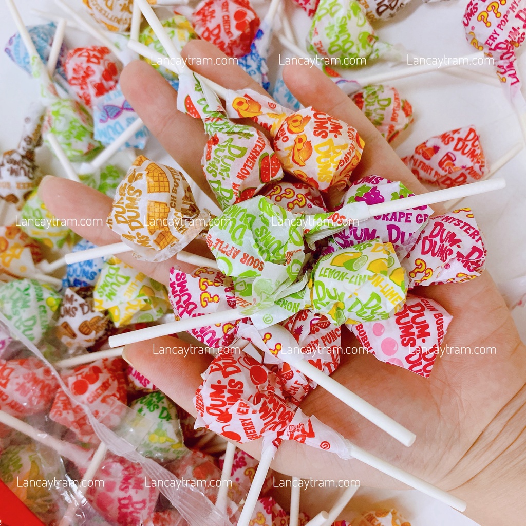 Kẹo Mút Dum Dums Original Pops Gói 50 Cây