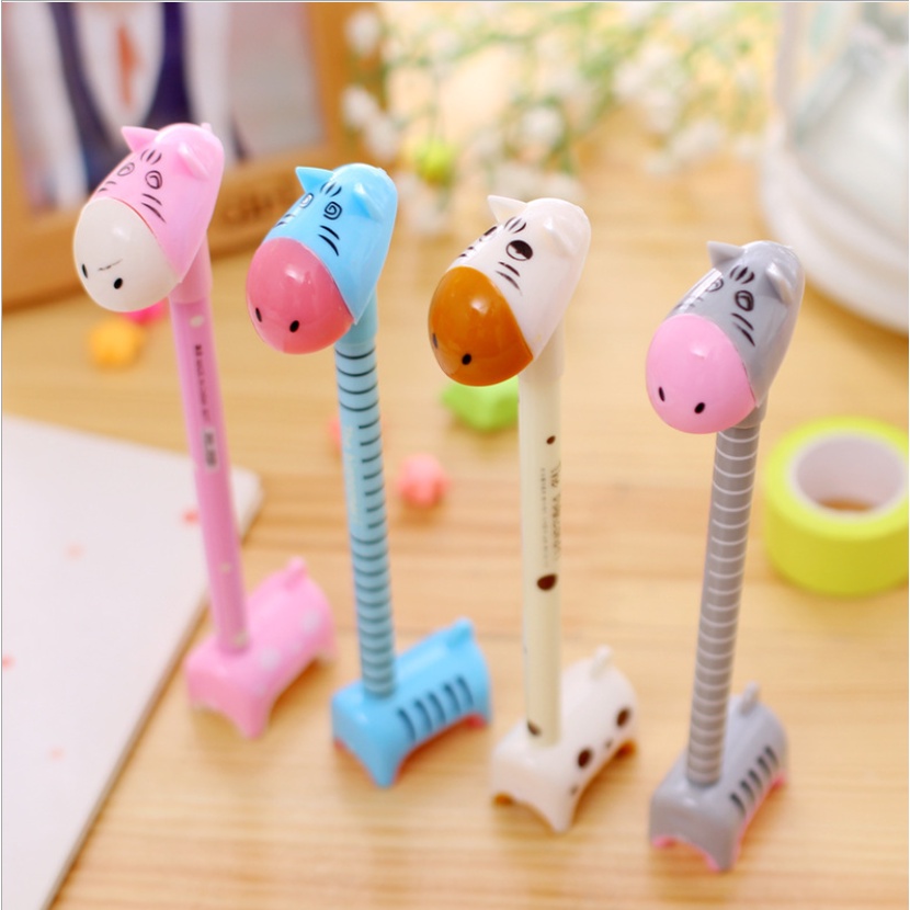 Bút hươu cao cổ dễ thương cho bé_văn phòng phẩm giá rẻ_quà tặng cho học sinh