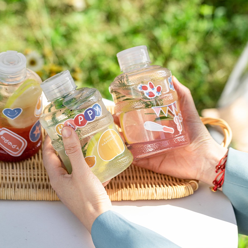 Bình nước mini 500ml tặng kèm sticker