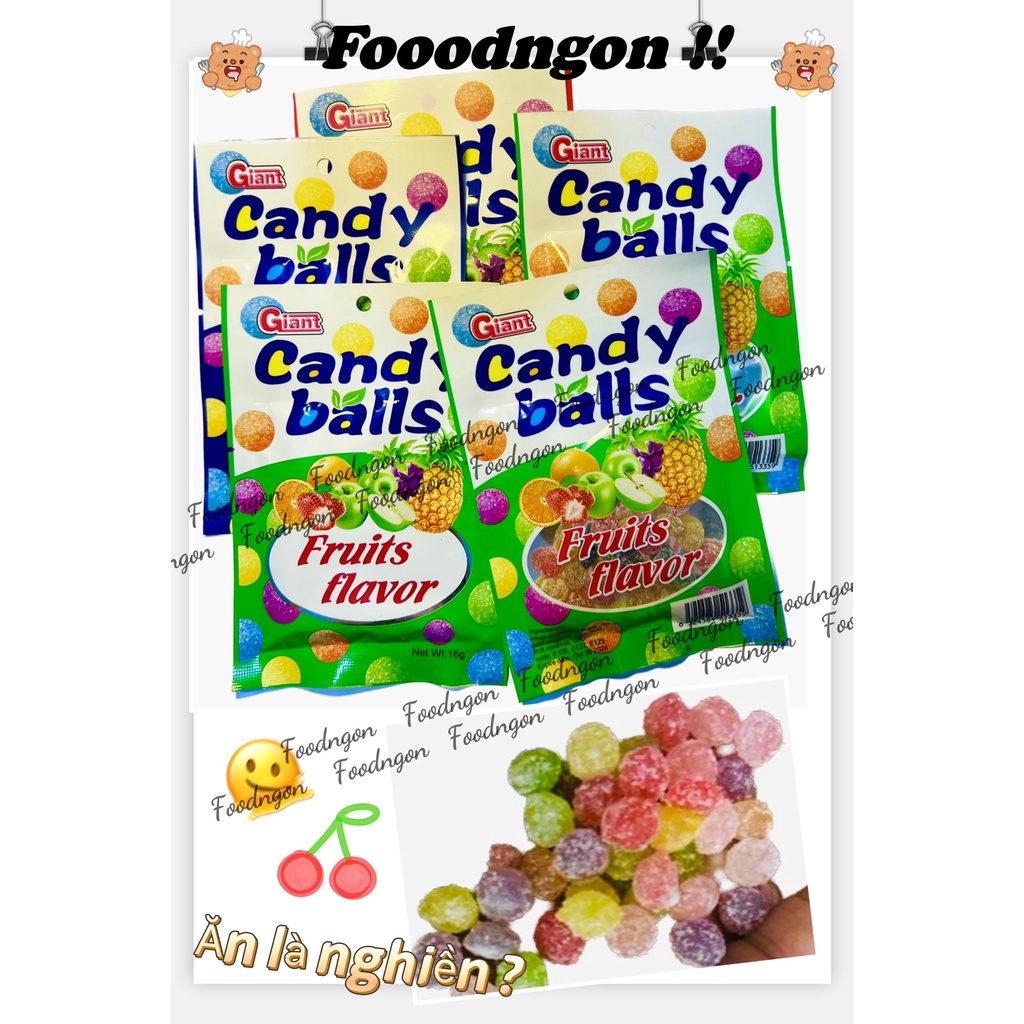 KẸO TẨM ĐƯỜNG CANDY BALLS SIÊU NGON SIÊU CUỐN HÚT