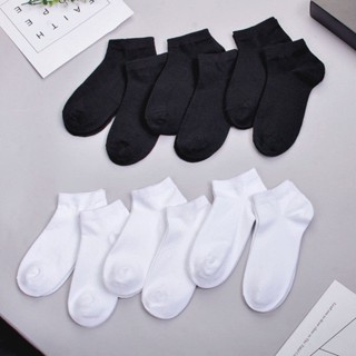  Tất vớ nữ nam cổ ngắn trắng giấy lười dễ thương hàn quốc đẹp AAA iLita chân thấp nhún đủ màu trơn đen trắng xám 