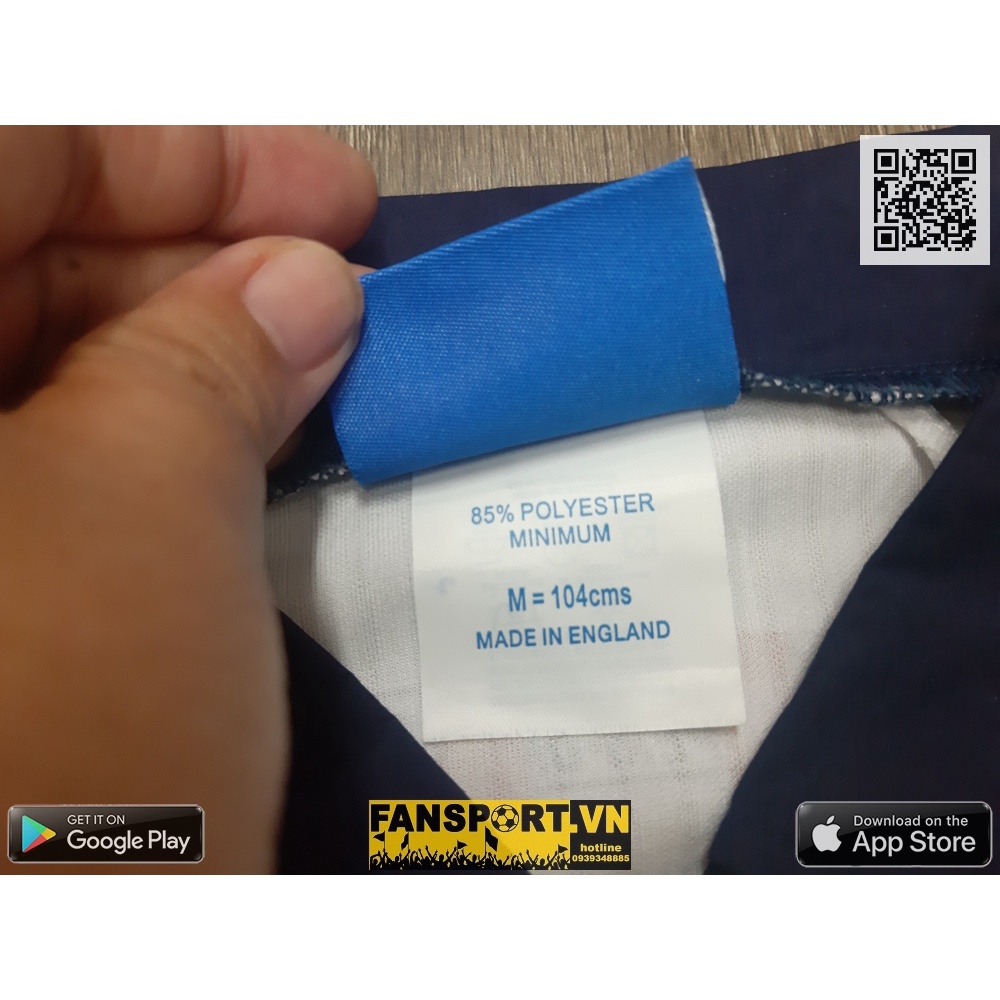 Áo đấu bóng đá Anh England 1997-1998-1999 home shirt jersey white umbro retro size M