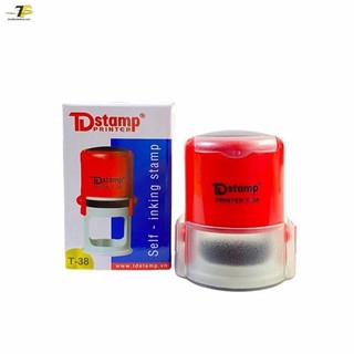 Khắc dấu tròn TD Stamp T-38  38mm