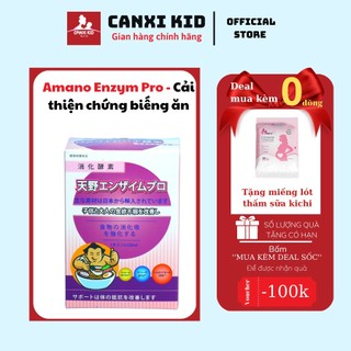 Siro ăn ngon Amano Ezym Pro - Bổ sung Enzym tiêu hóa, các lợi khuẩn bào tử có ích - Canxi Kids
